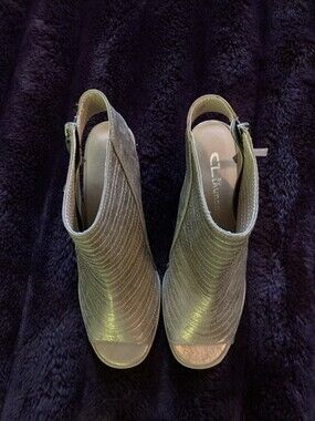 Chinese laundry Open Toed Booties 7.5 NWOT